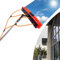 Ddasam Wassergespeiste Teleskopbürste, Photovoltaik Reiniger Teleskop, Reinigungsset Für Teleskopstangen, Solar-Panel-Reinigung System, Solarpanel, Dach Reinigen(3-15m)