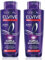 L'Oréal Paris Anti-Gelb Color Vive Purple Shampoo, Shampoo für gebleichtes Haar, Blond, Grau, 200 ml (Packung mit 2)