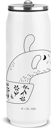 Mr. & Mrs. Panda Getränkedosen Trinkflasche Kaktus Mama - Geschenk, Kaktusliebe, Kakteen, Ärger, Büro, Quote