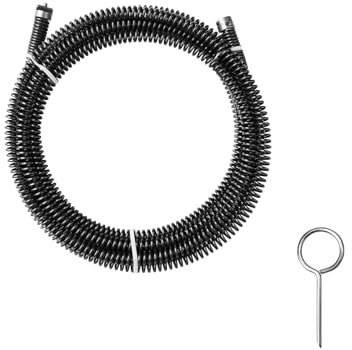 Rohrreinigungsspirale für elektrische Rohrreinigungsmaschine, verlängert 5 Meter, Durchmesser 12mm, Verlängerungsstecker passend für 10mm/12mm/16mm Drainagespirale