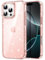 JETech Cover Glitter per iPhone 16 Pro Max 6,9 Pollici, Custodia Bling Brilla Paraurti Antiurto Cellulare, Carino Scintillante per Donne e Ragazze (Rosa)