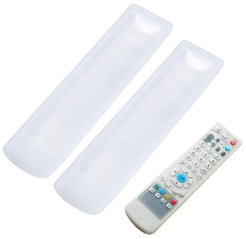 Custodia protettiva in silicone per telecomandi, protezione per telecomando, telecomando TV, custodia protettiva in silicone, telecomando in silicone, 2 pezzi