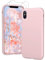 PuyaTeya 3 in 1 Hülle für iPhone X/XS, mit 2 Stück 9H Panzerglas Premium Liquid Silikon Hülle, mit 4-Layer stoßfeste abriebfestes, Soft Mikrofaserfutter Kratzfes Schutzhülle für iPhone X/XS(Rose)