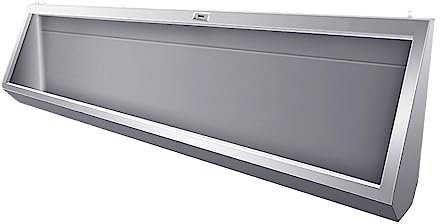 304 Stainless Steel Urinal for Men Wall Mount High Efficiency Washout Urinal with Sensor Valve Ideal for Commercial Public Spaces and Adult Bathroom Toilets