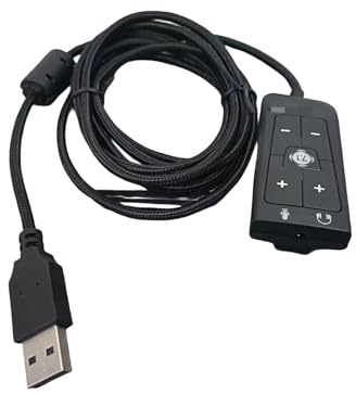 Musique améliorée avec les adaptateurs USB vers jack 3,5 mm, carte son externe pour Cloud2 7.1, accessoire de casque adapté à divers scénarios
