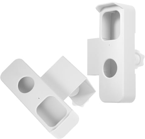 AUTSUPPL 2pcs No-Drill Anti-Theft Doorbell Mount Bracket Compatible with Blink Video Doorbell Rainproof Rack for Secure Home Apartment Installation