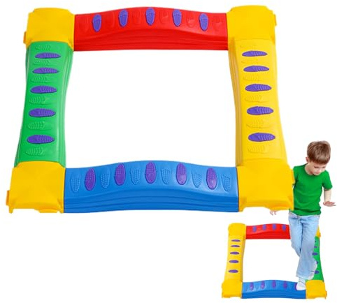 SVCEQZE Barra de Equilibrio Infantil | Juguete De Barra De Entrenamiento De Equilibrio - Juguete de Ejercicio Infantil,para Niños y Niñas de 3 a 5 Años Interior Exterior Patio Sala de Juegos