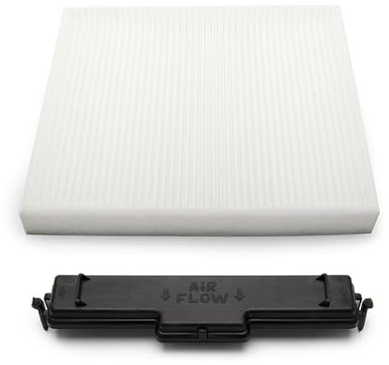 filtre habitacle Couvercle de filtre de climatiseur de voiture, adapté pour Ram 1500 2500 3500 pour Chrysler 68406048AA 68318365AA, couvercle de filtre de cabine A/C volet filtre habitacle