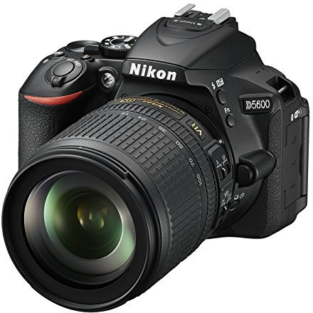 Nikon D5600 Fotocamera Reflex Digitale con Obiettivo AF-S DX NIKKOR 18-105 mm VR, 24,2 Megapixel, LCD Touchscreen ad Angolazione Variabile 3, Nero
