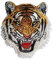 2 stücke diy tiger aufbügeln patch gestickte applikationen kleidung patches kleidung nähen stickerei prozess
