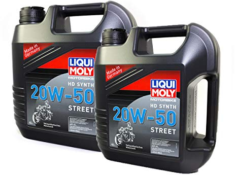 LIQUI MOLY Motoröl Vollsynthetisch 20W-50 2 Stück á 4 Liter
