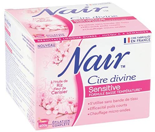 Nair - Cire Divine Sensitive Resine Micro-Ondable 400G - Lot De 3 - Livraison Rapide en France - Prix Par Lot