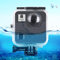 PULUZ 45 m Subacquea Impermeabile Antiurto Custodia Immersione per GoPro Fusion, con Fibbia Base Mount & Vite