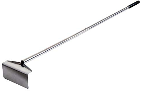 Mydracas Charcoal Grill Rake Grill Ash Tool Accessories,Charcoal Kettle Grill Pizza Oven Ash Rake Stainless Steel-32 inch