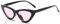 Inception Pro infinite Occhiali da sole gatto Donna Vintage Farfalla Retro Femminile Ragazza Polarizzati Moda Montatura nera UV400 Lenti rosa Idea regalo originale