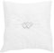 Raguso Elfenbein Satin Blume Mädchen Korb Ehering Kissen Kissen Spitze Floral Elfenbein Ring Träger Kissen für Hochzeits Verlobungsfeier