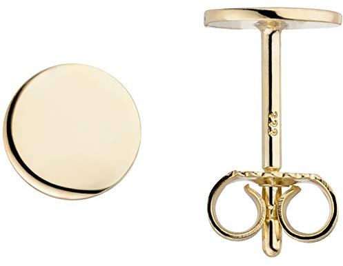 Jobo Damen-Ohrstecker Plättchen aus 8 Karat 333 Gold