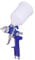HVLP Spritzpistole Farbspritzpistole,Professionelles Farbspritzsystem Spritzpistole mit 1,4mm Düse Schwerkraftzufuhr 600ml Kunststoffbecher für Farben und Lasuren