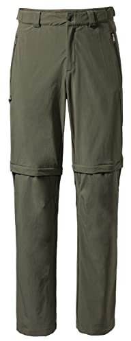VAUDE Wanderhose Herren Farley Stretch T-Zip Pants III, Wasserabweisende Herren Wanderhose Zip Off, atmungsaktive Trekkinghose mit Hosenbund, komfortabel & schnelltrocknend