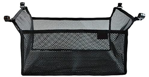 VENTDOUCE Folding Table Net Bag - Outdoor Warp-knitted Thick Net Storage Bag Under Desk - Portable Organizer Pocket For Domestic Use BBQ Picnic Camping