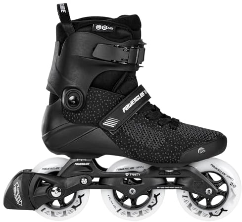 Powerslide Inline Skate Swell Lite Black 100, für Fitness, für Damen und Herren
