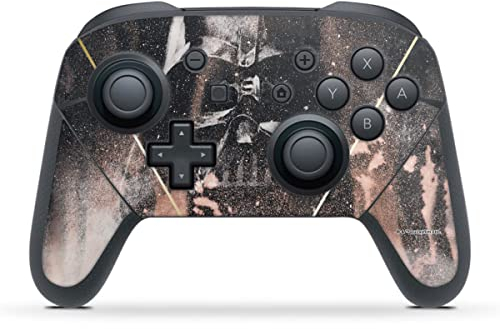 DeinDesign Skin kompatibel mit Nintendo Switch Pro Controller Folie Sticker Darth Vader Star Wars Offizielles Lizenzprodukt
