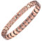 Bracelet de cheville magnétique en cuivre pur pour homme avec aimants pour 26 cm/10 mm, cadeau de fête des pères, Cuivre