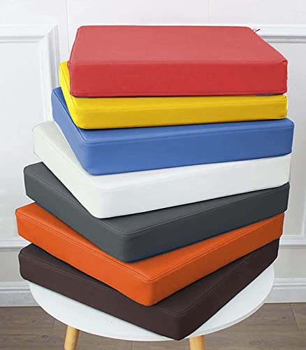 Xpnit Outdoor-Sitzkissen, dick 5/8 cm, wasserdicht, für Gartenbank, Stuhlkissen, rechteckig, 55 x 55 x 5 cm, Dunkelgrau