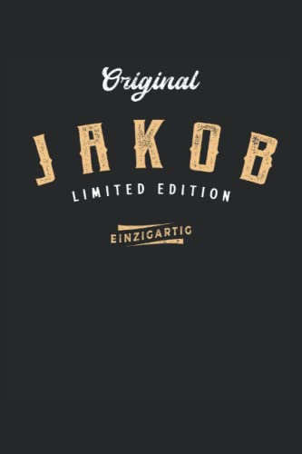 Jakob Limited Edition Notizbuch (liniert)