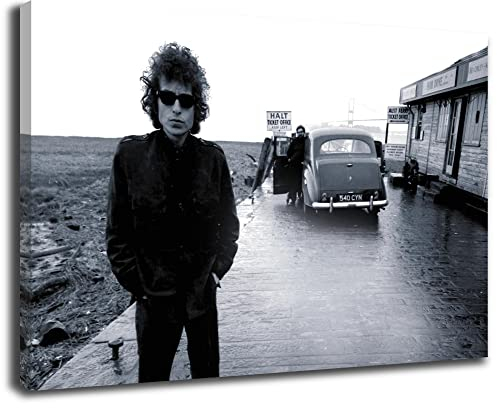 Artis Prints Leinwandbild Bob Dylan, Rock-Musik, Album Cover 60's, Klein bis XXL, Inneneinrichtung - Wohnzimmer - Wohnung, Dekoration