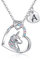 TINGN Einhorn Geschenke für Mädchen, Einschulung Mädchen Silber Einhorn Kette Kinder Geburtstagsgeschenk für Kinder Tochter Geschenke für Tochter 5-12 jahre, Geschenk zur Einschulung