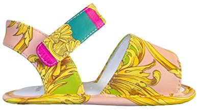Versace scarpe sandali baby neonato 1003141 rosa + giallo (numeric_18)
