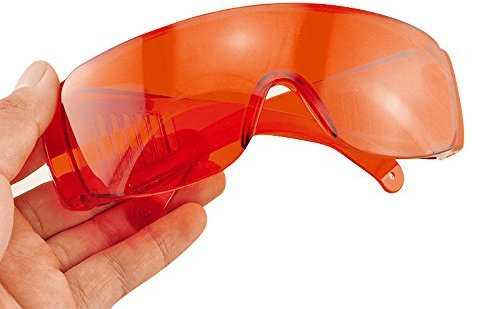 Lunettes de sécurité pour les dents rouges, lunettes de protection des yeux dentaires, lunettes de protection des yeux LED/UV, outils de blanchiment des dents et de protection des yeux