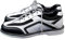 DAMANDO Ladies Bowling Shoes, Women's Bowling Sport Trainers Leather Lawn Bowls Shoes with Sliding Soles,White,5.5 UK