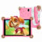Topsand Tablet per bambini 2025, tablet da 8 pollici per bambini, 6 GB di RAM+32 GB di ROM, WiFi 6, controllo parentale, doppia fotocamera, design antiurto della custodia, cinturino regolabile, app
