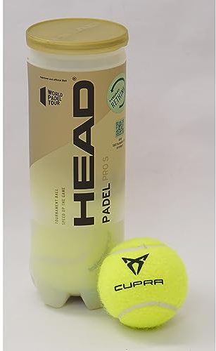 Seat OCU10086 Tennisball Padel Ball Tennis, 3 Stück, mit Cupra Schriftzug und Logo