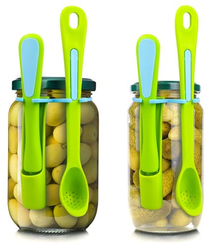 ziHenryDa Pickle Fork,2 Pickle pickle grabber, pickle grabber tool Suitable for kitchen jars Kimchi picking machine