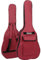 SUQ Borsa impermeabile Oxford per chitarra, 40/41pollici Custodia per Chitarra Classica, Chitarra Acustica in Tessuto Oxford con Tasca per Leggio Musicale, Doppia Cinghie da Spalla Regolabile (Rosso)