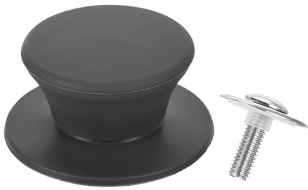 sourcing map Universal Pot Lid Top Replacement Knob, Heat Resistant Silicone Pan Lid Holding Handles Knob Grips for Kitchen Cookware Lid Cover, Grey