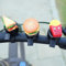 3 Stück Fahrradklingel, Lustig Hamburg Pommes Frites Sandwich Fahrradglocke für Erwachsene, Kinder, Jungen, Mädchen - Für Rennrad, Mountainbike und Roller