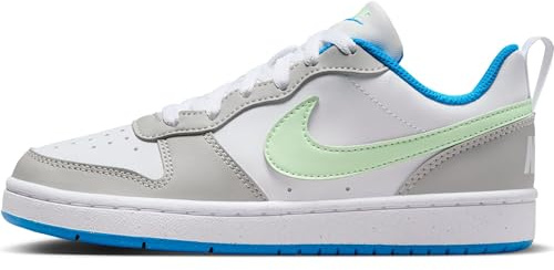 Nike Kinder Court Borough Lorecraft (Gs) Traillaufschuhe, Light Iron Ore/White/Photo Blue/Vapour Green, 40