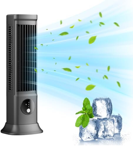 OKEYSO Outfany Cooling Ace Climatiseur silencieux Libiyi Cooling Ace avec USB, rechargeable, Shirem Cooling Ace à 3 vitesses, climatiseur portable pour bureau, chambre à coucher, cuisine