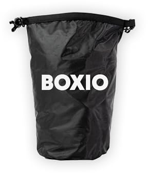 BOXIO - DRYBAG: 5L wasserdichte Tasche für Camping, Kanu, SUP, Boot & Outdoor – Lebensmittelechter Ice Bag Cool, perfektes Camping Zubehör um Einkäufe zu kühlen