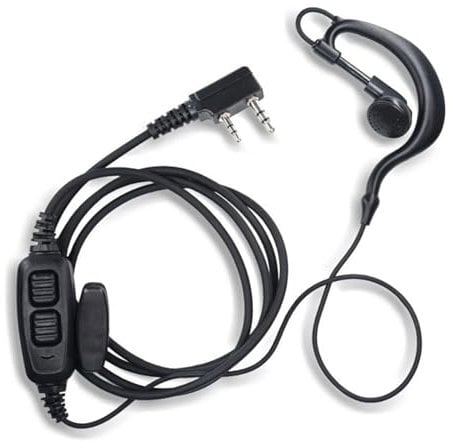 MEAKTSMI 2 Pin Plug Walkies Talkies Headsets Adapter Double Push To Talk Headsets For 82 Series 82 82HP Two Way Radio