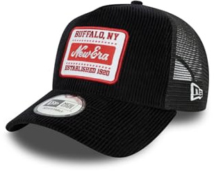 New Era NE Patch Cord Trucker Adjustable Cap NE Logo Schwarz, Size:OneSize