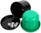 Toyvian 5st Würfelbecher Mit Würfeln Shaker-Flasche Würfelschüttler Lustige Würfel Mixology-Barkeeper-Set Shakerbecher Für Proteinshakes Würfelspiel Stößel Für Getränke Cocktailshaker