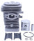 AOIUU Kit de pistón de Cilindro de 39 mm Compatible con Motosierra Husqvarna 240 235 236, Pieza de Repuesto for Motosierra Gasolina