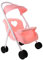 INOOMP Accessoires de Chariot transpalette Manuel modèle de Poussette Mobile Accessoires de Maison de poupée Jouer aux Accessoires de la Maison de Jeu Jouets de Fille Plastique Rose