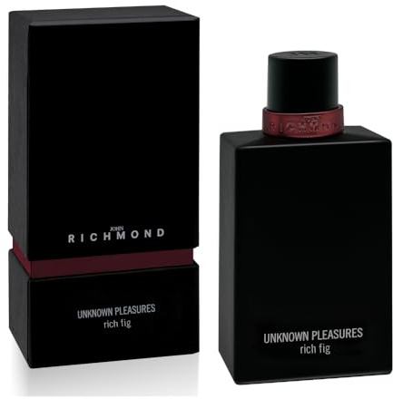 John Richmond Unknown Pleasure Rich Fig Eau de Parfum Unisex 100 ml - fruchtig, holzig und bernsteinfarben - mit Noten von Feige, Vanille, Patchouli und wertvollen Hölzern