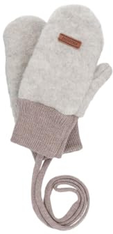 maximo GOTS MINI-Handschuhe, Daumen Wollfleece, kbT, Strickbund Made in Germany Wollfleece